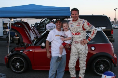 Randy Pobst Drives a MINI Cooper S around Daytona International Speedway