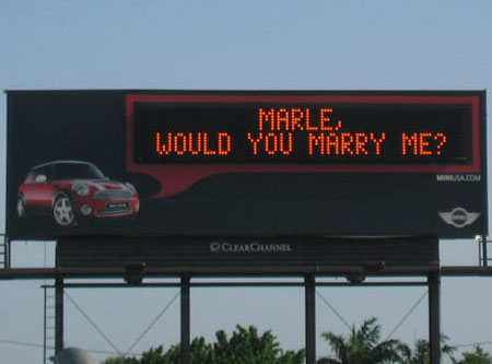 MINI Motorby Marriage Proposal - Scottie and Marle